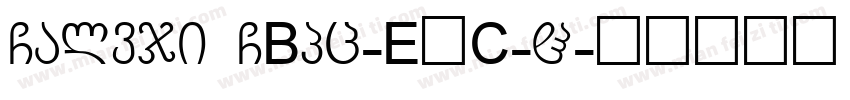 Galvji GBpc-EUC-H字体转换